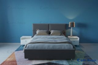 Мягкая интерьерная кровать Корсика с подъемным механизмом фото №4