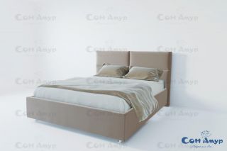 Мягкая интерьерная кровать Корсика с подъемным механизмом фото